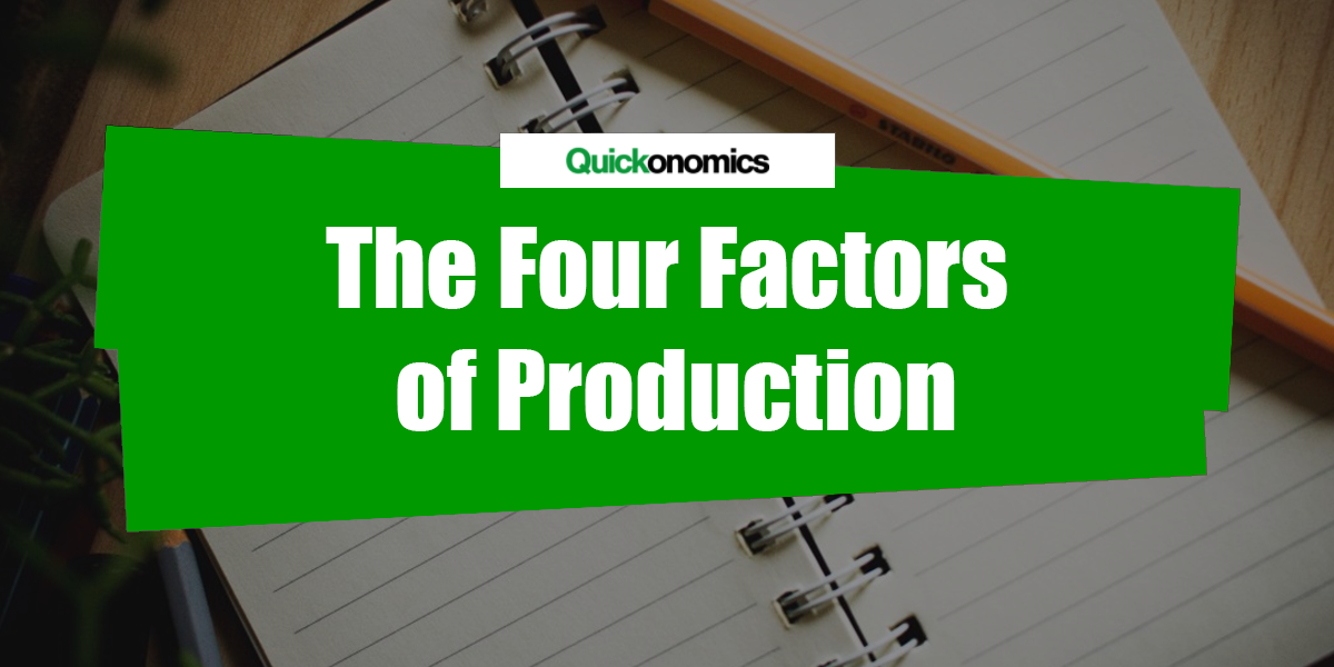 4 factors of production and examples